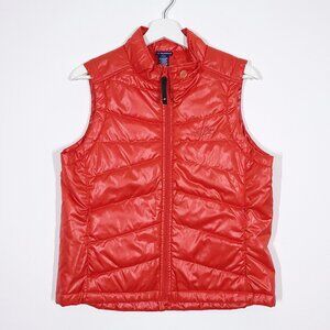 Y2K Red Puffer Vest